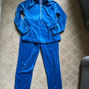 Girls Lilly Pulitzer Vibrant Blue Velour Set